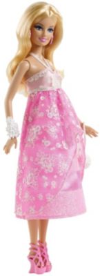Кукла в розовом вечернем платье, Barbie