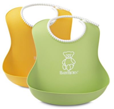 Комплект из 2 нагрудников BabyBjorn, жёлтый/зеленый