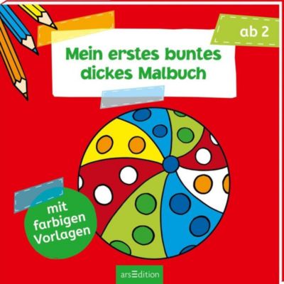 Image of Buch - Mein erstes buntes dickes Malbuch