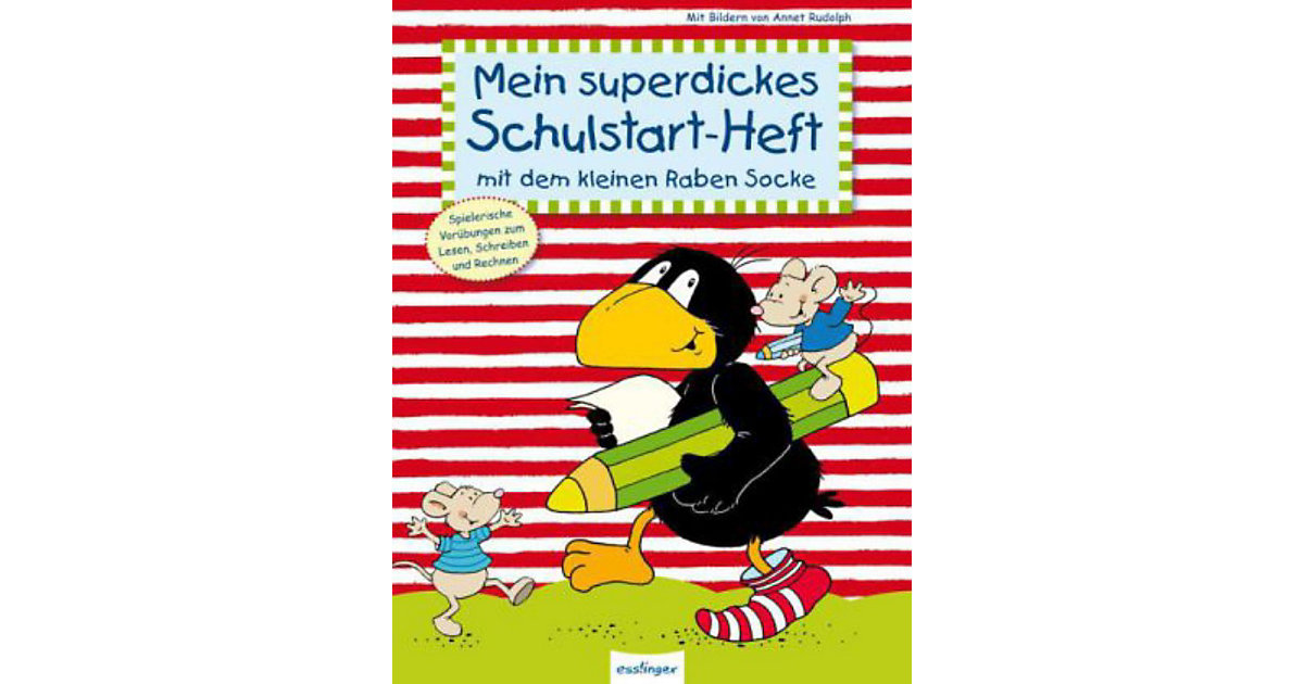 Buch - Der kleine Rabe Socke: Mein superdickes Schulstart-Heft mit dem kleinen Raben Socke