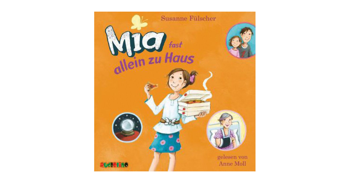 Mia fast allein zu Haus, 2 Audio-CDs Hörbuch