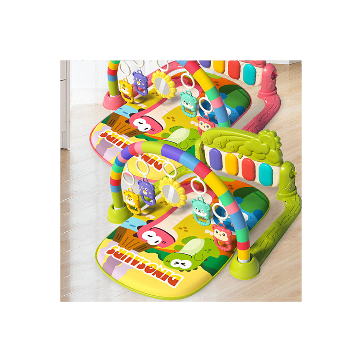 Multifunktionales Pedalklavier-Fitness-Rahmenspielzeug Neugeborenes Baby  Pedal Klavierspielmatte, Decome, mehrfarbig | myToys