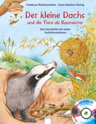 Buch - Der kleine Dachs und die Tiere als Baumeister, mit Audio-CD