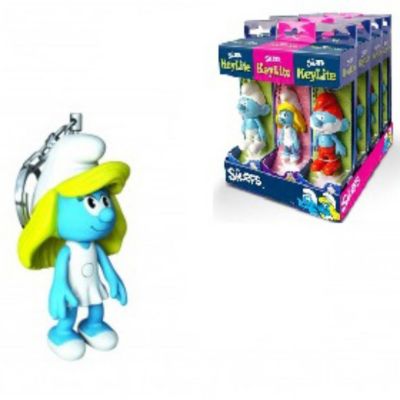 Брелок-фонарик для ключей Смурфетта