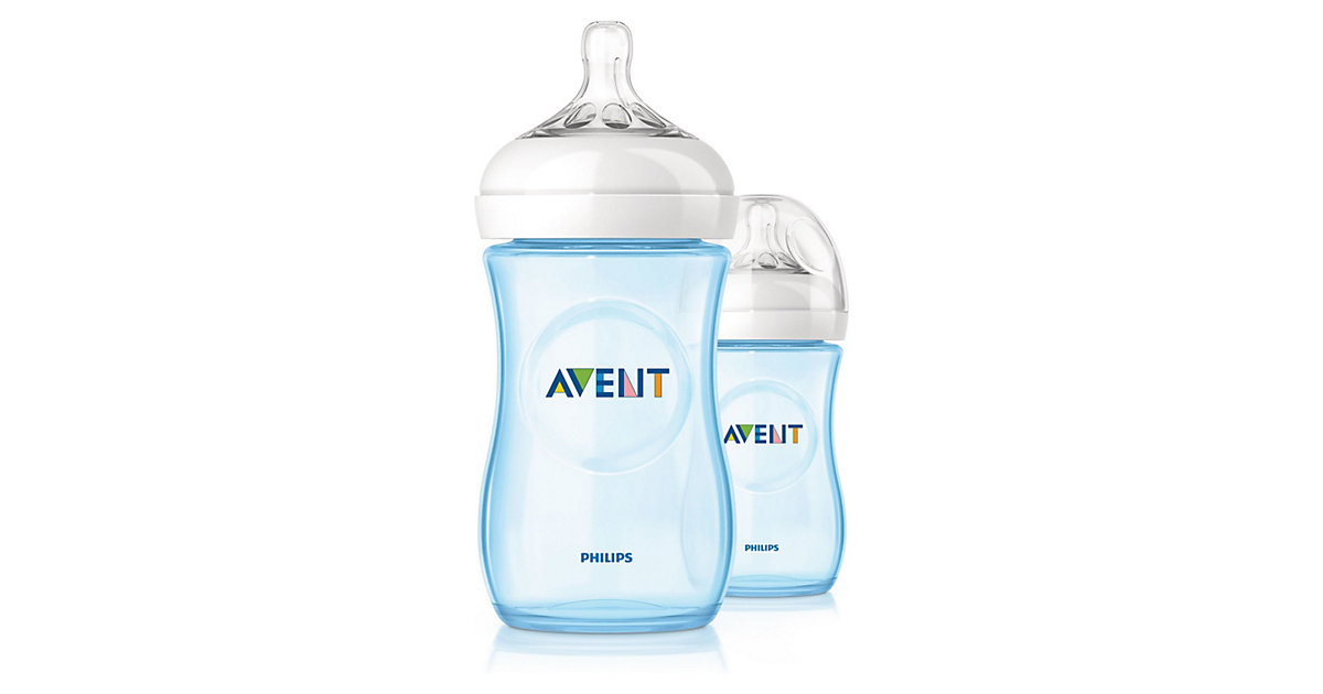Philips AVENT · Philips AVENT SCF695/27 Naturnah-Flasche 260ml blau 2 Stück Philips AVENT · Philips AVENT SCF695/27 Naturnah-Flasche 260ml blau 2 Stück
