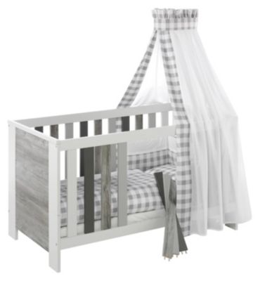 Kinderbett WOODY GREY, 70 x 140 cm grau