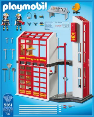 Lot Playmobil 5361 - Occasion - Jeu De Construction Et Figurines Pour Enfants