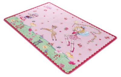 Kinderteppich Prinzessin Lillifee, 100 x 160 cm, rosa