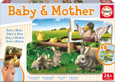 Игра-пазл "Мамы и Дети", Educa