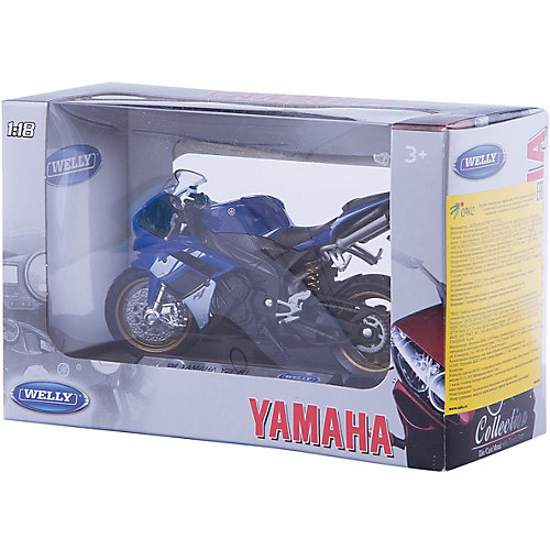 Модель мотоцикла 1:18 Yamaha YZF-R1 , Welly от Welly