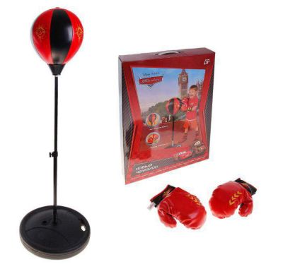 Набор для бокса: груша и перчатки, Тачки