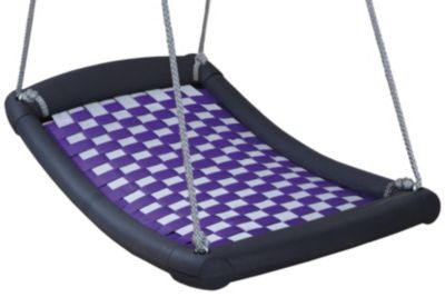 Mehrkindschaukel Standard M silber/violett 109 x 53 cm