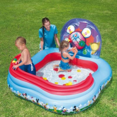 Детский игровой бассейн с кольцами и шариками для игры, Микки Маус, Bestway