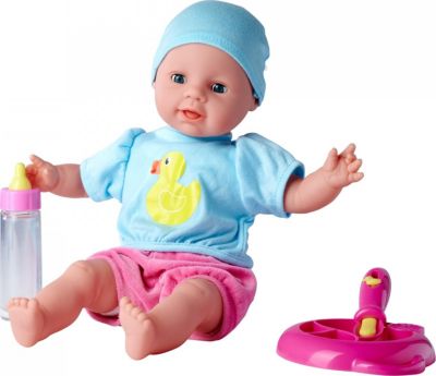 New Born Baby Schnuller mit Funktion in blau oder rosa Puppenmama Zubehör