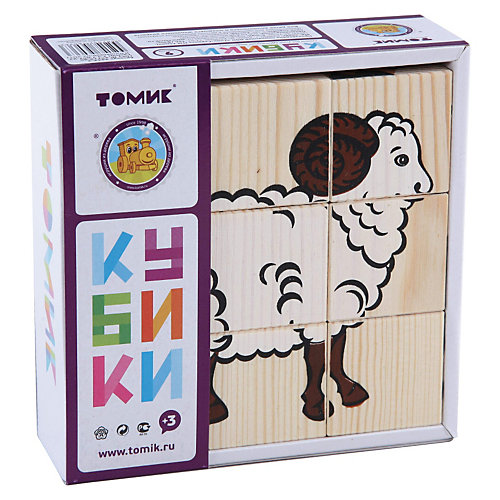 Кубики "Домашние животные", 9 штук, Томик от Томик (3650281) купить в интернет-магазине myToys.ru в Москве и доставкой по России, цена, отзывы