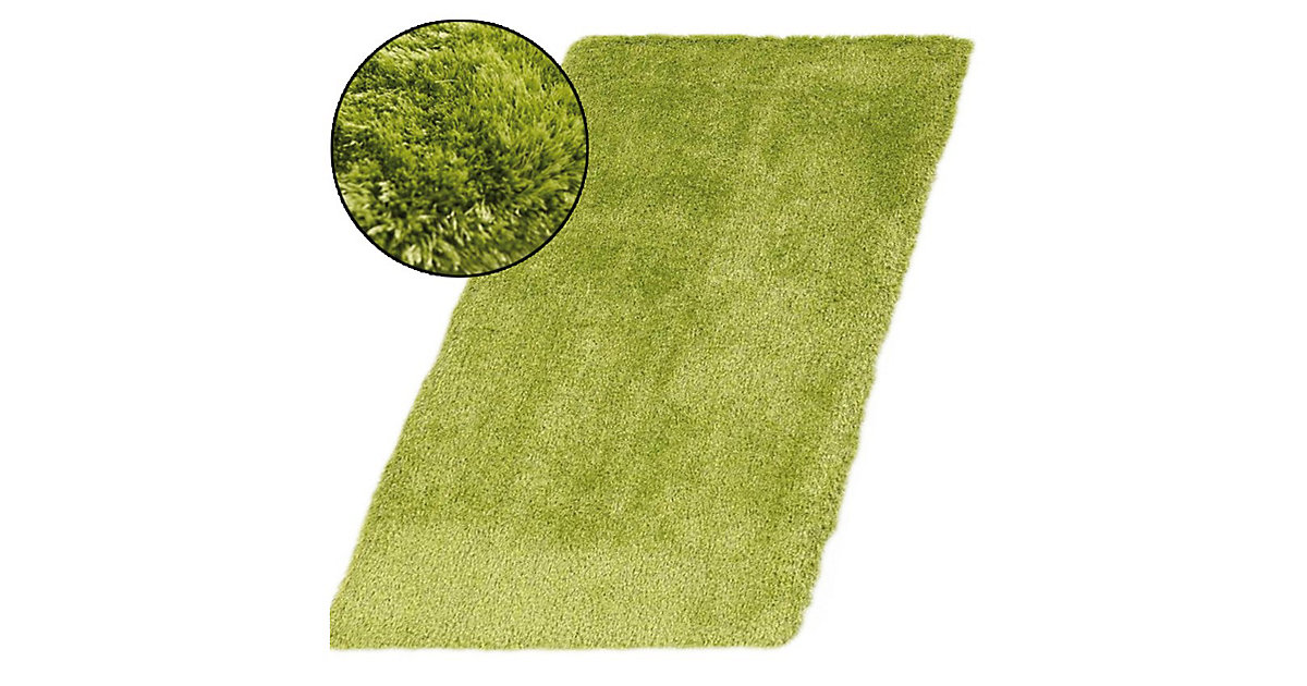 Teppich Shaggy, grün Gr. 110 x 170