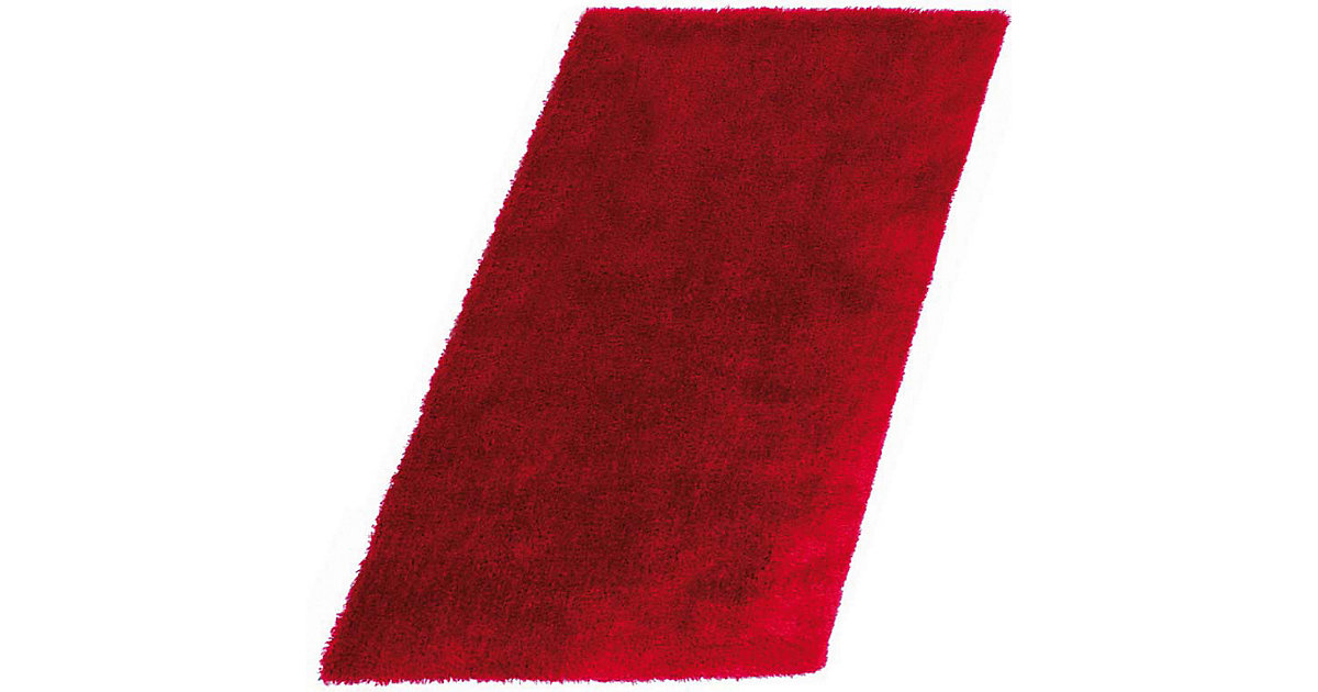 Teppich Shaggy, rot Gr. 110 x 170
