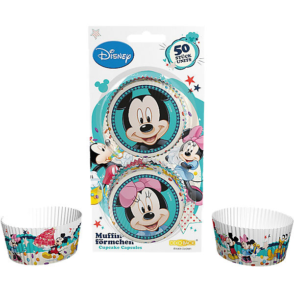 Muffinförmchen Mickey & Minnie Mouse, 50 Stück