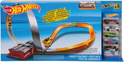 Hot Wheels Figure 8 Raceway (motorisiert) inkl. 5 Autos, Mattel myToys