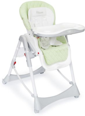 Стульчик для кормления William, Happy Baby, зеленый