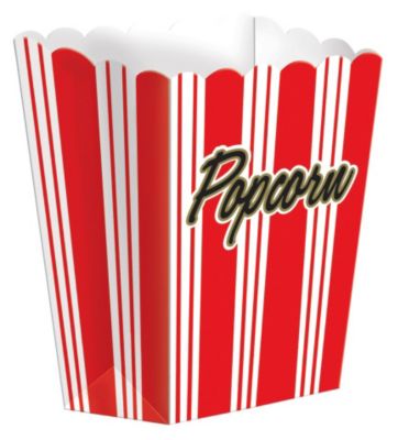 100X Popcorn Papiertüte Dreieckstasche Popcornbox Popcorneimer Popcornverpackung 