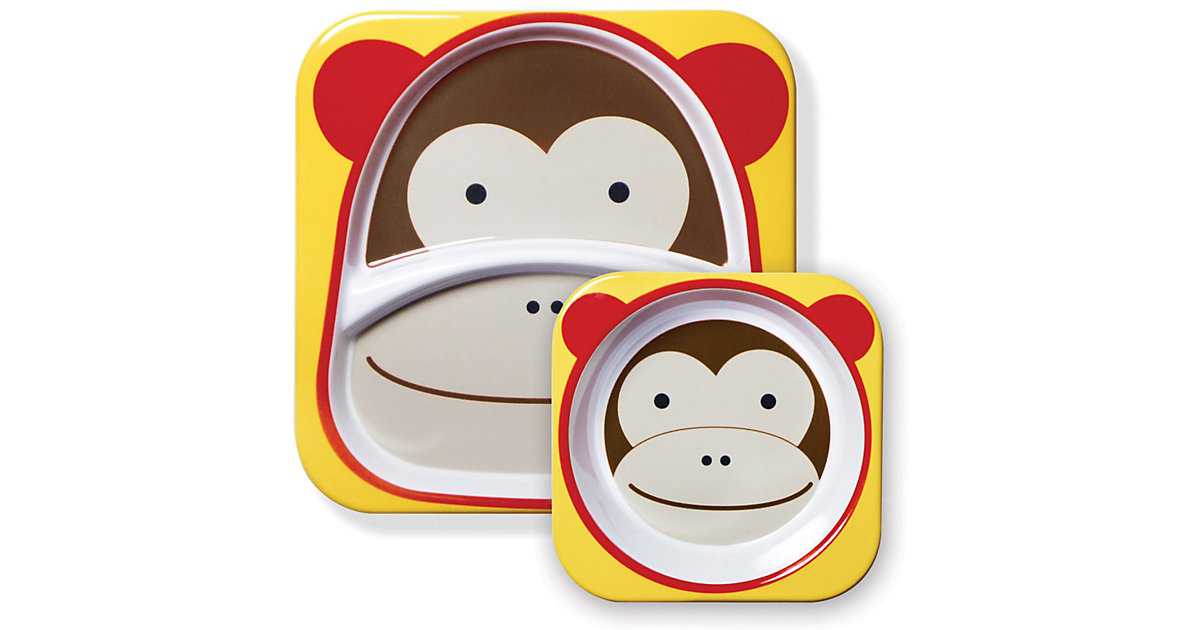 Skip Hop · Skip Hop Kindergeschirr, 2-tlg., Affe Skip Hop · Skip Hop Kindergeschirr, 2-tlg., Affe
