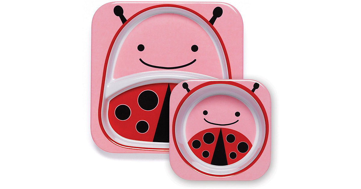 Skip Hop · Skip Hop Kindergeschirr, 2-tlg., Marienkäfer Skip Hop · Skip Hop Kindergeschirr, 2-tlg., Marienkäfer