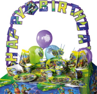 Partyset Teenage Mutant Ninja Turtles, 64-tlg. gr�n