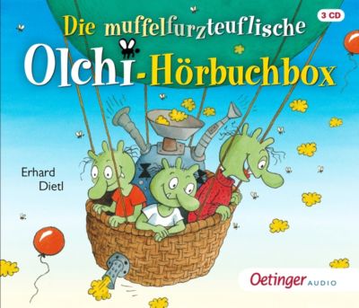Die muffelfurzteuflische Olchi-Hörbuchbox, 3 Audio-CDs Hörbuch