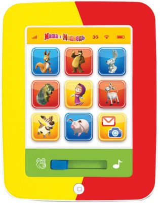 Мой первый планшет, Маша и медведь, со светом и звуком, Умка