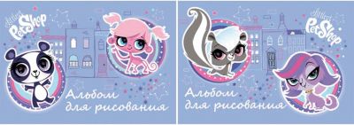 Альбом для рисования, 40 листов, Littlest Pet Shop