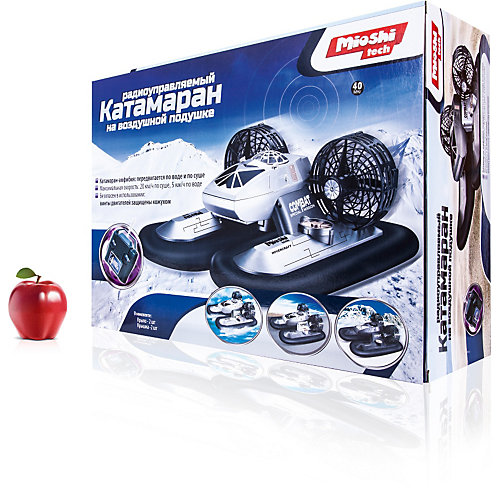 Катамаран на воздушной подушке для суши и воды, р/у, MioshiTech от Mioshi
