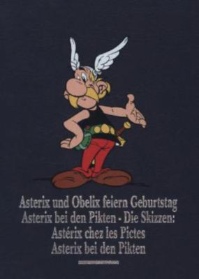Buch - Asterix Gesamtausgabe: Asterix und Obelix feiern Geburtstag. Astérix chez les Pictes: Die Skizzen, Asterix bei den Pikten