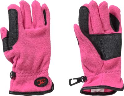 Fleece-Reithandschuhe M�dchen pink Gr. 6 Kinder