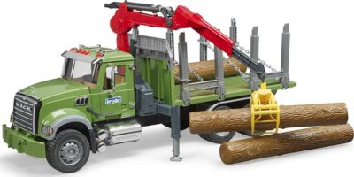 Bruder MACK Granite Holztransport-LKW 1:16 Spielzeug Lastwagen Modell 