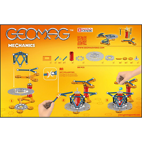 Магнитный конструктор Geomag "Механики", 86 деталей от Geomag