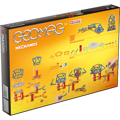Магнитный конструктор Geomag "Mechanics", 222 детали от Geomag