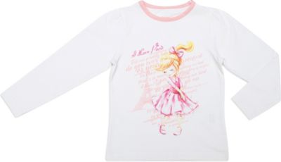 Футболка с длинным рукавом для девочки PlayToday