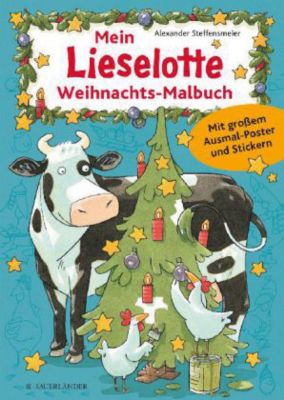 Buch - Mein Lieselotte-Weihnachts-Malbuch