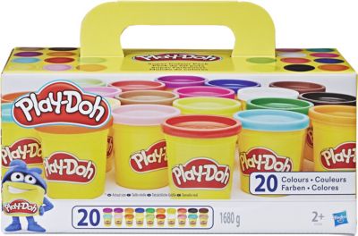 Hasbro 22465 Play-Doh Kinder Knet Küche mit 4x Knete und Zubehör Spielknete Set 