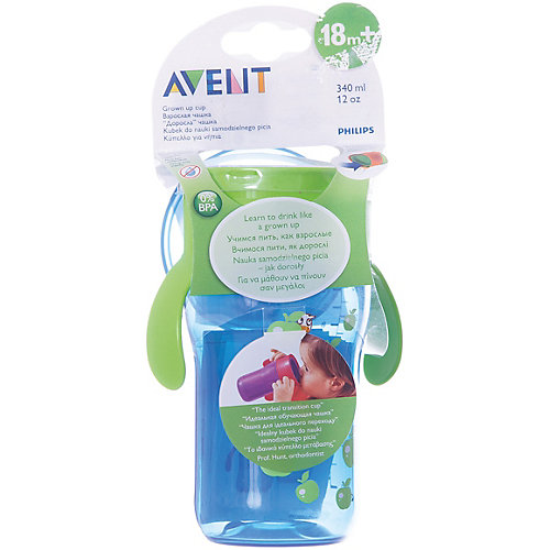 Чашка-поильник, Philips Avent, 340мл., голубой от PHILIPS AVENT