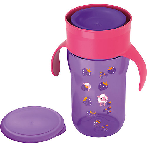Чашка-поильник, Philips Avent, 340мл., сиреневый от PHILIPS AVENT
