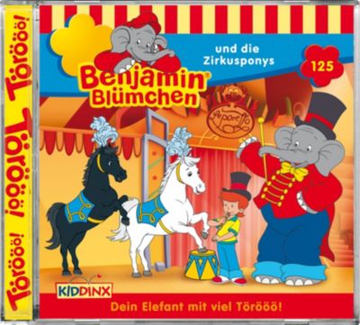 CD Benjamin Blümchen 125 und die Zirkusponys Hörbuch
