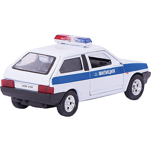 Модель машины 1:34-39 LADA 2108 МИЛИЦИЯ ДПС., Welly от Welly