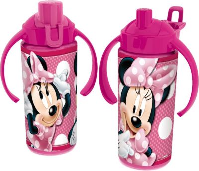 Бутылка спортивная с ручками (360 мл), Минни Маус