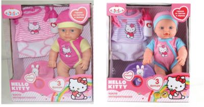 Интерактивная кукла Hello  Kitty, 30 см, Карапуз
