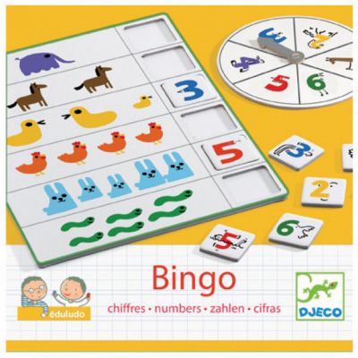 Игра Eduludo "Числа Бинго",  DJECO