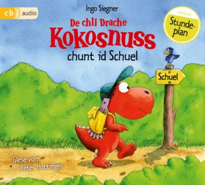 De chli Drache Kokosnuss chunt id Schuel, 1 Audio-CD Hrbuch