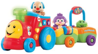Паровозик ученого щенка, серия "Смейся и учись", Fisher-Price