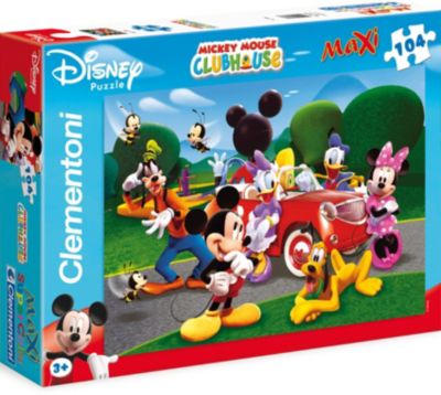 Пазл "Клуб Микки.Новая машина" 104 детали MAXI, Дисней